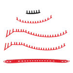 Yonex Ketchertilbeh&oslash;r Yonex Vcore 95 Scarlet S&aelig;t &oslash;skenb&aring;nd 