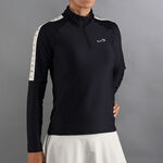 Endless Tøj Endless Kirsch Iconic Ii Shirt,Langærmet Damer-Sort,Guld