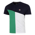 Fila Tøj Fila Christian T-shirt Herrer-Mørkeblå,Grøn