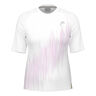 Performance T-shirt Damer-Hvid,Berry
