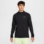 Nike Tøj Nike Stride Half-Zip Longsleeve Løbetrøje Herrer-sort, sølv