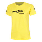 Tennis-Point Tøj Tennis-Point Team Yellow T-shirt Damer-Gul,Sort