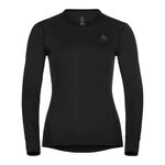 Odlo Tøj Odlo Active Warm Eco BI Top Crew Neck Shirt,Langærmet Damer-Sort
