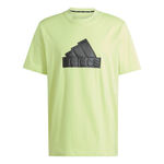 adidas Tøj adidas Future Icon Badge of Sport T-shirt Herrer - lime, sort