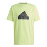 Future Icon Badge of Sport T-shirt Herrer - lime, sort