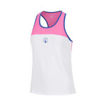 Quiet Please T&oslash;j Quiet Please Racerback Tanktop Pige - pink, hvid