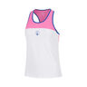 Racerback Tanktop Pige - pink, hvid