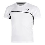 Yonex Yonex CREW NECK T-shirt Herrer-hvid, m&oslash;rkebl&aring;