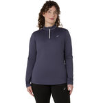 ASICS Tøj ASICS Core Winter 1/2 Zip Løbetrøje Damer-Blå-grå