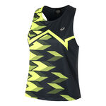 ASICS Tøj ASICS Light Graphic Tanktop Damer - mørkeblå, neongul