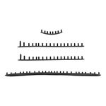 Tecnifibre Ketchertilbehør Tecnifibre T-Fight TF-40 18/20 Sæt Øskenbånd-Sort