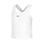 Nike Tennist&oslash;j Nike Dri-FIT One Tanktop Pige - hvid, sort