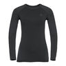 Performance Warm Eco BI Top Crew Neck Shirt,Langærmet Damer-Sort,Antracit