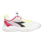 Diadora Tennissko Diadora Speed Blushield Fly 4+ Allcourt-sko Damer-Hvid,Neongul