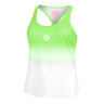 Crew Gradiant Tanktop Damer-Neongrøn,Hvid