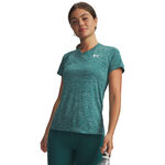 Under Armour T&oslash;j Under Armour Tech Twist T-shirt Damer-gr&oslash;n, hvid