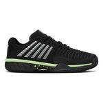 K-Swiss Tennissko K-Swiss Express Light 3 Grusbanesko Herrer-Sort,Neongrøn