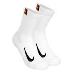 Nike Tøj Nike Court Multiplier Cushioned Tennissokker Pakke Med 2-Hvid,Sort