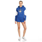 Quiet Please Tøj Quiet Please Retro Stripe Hættetrøje Damer-Blå,Flerfarvet