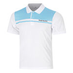 Sergio Tacchini Polo Sergio Tacchini Riflesso Polo Herrer - hvid, lysebl&aring;
