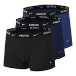 Nike Tøj Nike Everyday Cotton Strech Trunk Boksershorts Pakke Med 3 Herrer-Mørkeblå,Blå