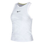 Nike T&oslash;j Nike Court Dri-Fit Slam Tanktop Damer-Lysegr&aring;,Hvid