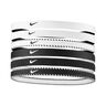 Nike Flex Classic Hårbånd Pakke Med 6-Hvid,Sort