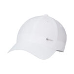Nike T&oslash;j Nike Dri-Fit Club Cap Unisex - hvid, s&oslash;lv