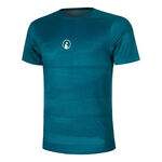 Quiet Please Tøj Quiet Please Create Receiver Wipe T-shirt Herrer-Petrol,Hvid