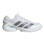 adidas Tennissko adidas adizero Ubersonic 5 Gr&aelig;sbanesko Damer-hvid, s&oslash;lv