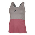 HEAD Tøj HEAD Play Tech Tanktop Damer-Rosa,Hvid