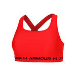 Under Armour Tøj Under Armour Crossback Mid Sports-BH Damer-Neonrød