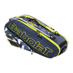 Babolat Babolat Pure Aero RH X 6 Ketchertaske-Antracit,Gul