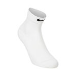 Nike Tøj Nike Fast Midweight Ankle Løbesokker Unisex - hvid, neongrøn