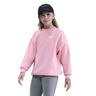 Club Fleece Oversized Crew Sweatshirt Pige-Rosa