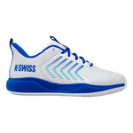 K-Swiss Tennissko K-Swiss ULTRASHOT LIGHT Clay Grusbanesko Herrer-hvid, bl&aring;