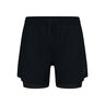 Zeroweight 5in 2in1 Løbeshorts Herrer-sort