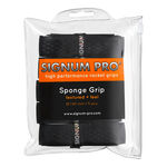 Signum Pro <b>b</b>asisgrebsbånd Signum Pro Sponge Grip Pakke Med 5-Sort