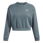 Under Armour Tøj Under Armour Rival Fleece Piped Crew Sweatshirt Damer-blå-grå
