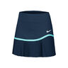 Dri-Fit Advantage Pleated Nederdel Damer - mørkeblå, turkis