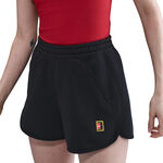 Nike Tøj Nike Court Heritage Fleece Mid Rise Shorts Damer-Sort
