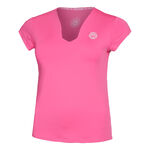BIDI BADU Tøj BIDI BADU Bella 2.0 Tech V-Neck T-shirt Damer-Pink,Hvid