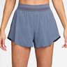 Court Dri-Fit Advantage Ace High Rise Pantaloncini Donna - Grigio-blu