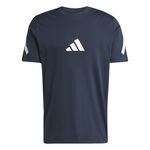 adidas Tøj adidas Z.N.E. T-shirt Herrer-Mørkeblå,Hvid