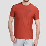 Bullpadel Tøj Bullpadel T-shirt Herrer-Rust