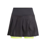 adidas Tøj adidas Pleat Pro Nederdel Damer-Sort,Lime
