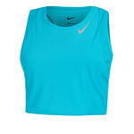 Nike L&oslash;betop Nike Dri-Fit Fast Crop L&oslash;betr&oslash;je Damer-Turkis