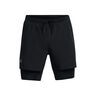 Launch 5 Inch 2-in-1 L&oslash;beshorts Herrer-Sort