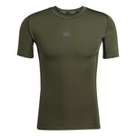 adidas Tøj adidas TF T-shirt Herrer-mørkegrøn