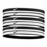 Swoosh Sport Tipped Hårbånd Pakke Med 6-Hvid,Sort
